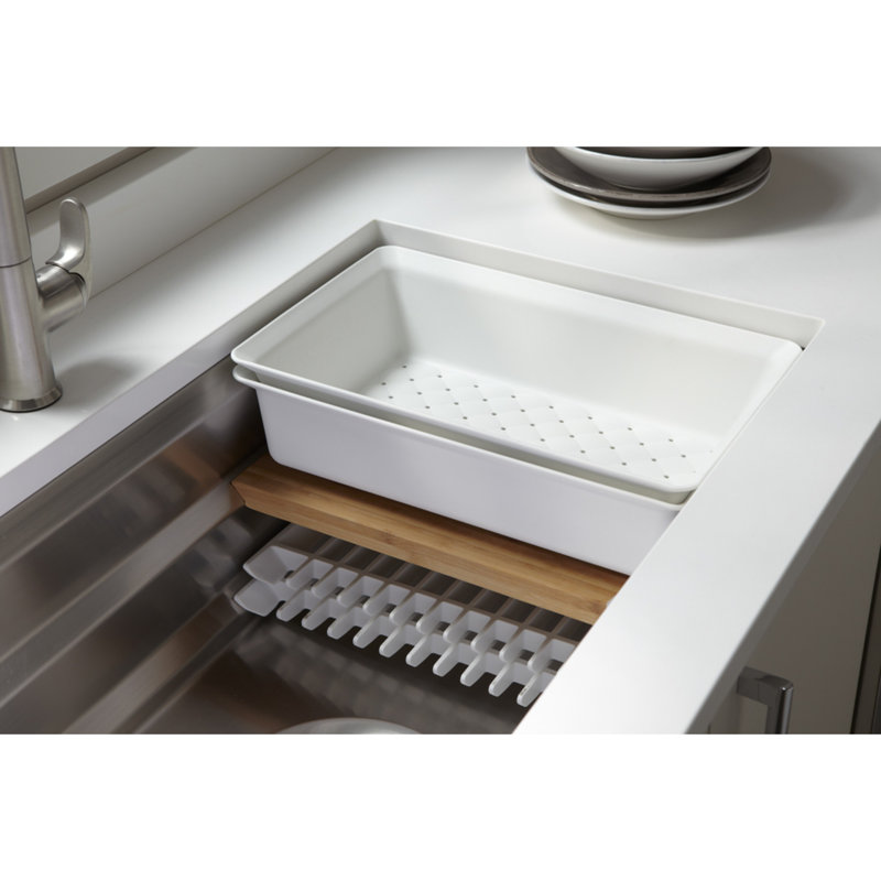 Prolific® 29" L x 17.75" W x 10.97" D Kitchen Sink with Accessories