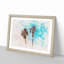 Los Angeles Palm Trees Watercolour - Picture Frame Graphic Art Print-56739111-56739113