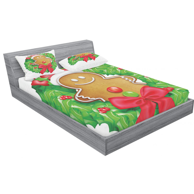 Microfiber Sheet Set, Queen Sheet Set with Fitted Sheet