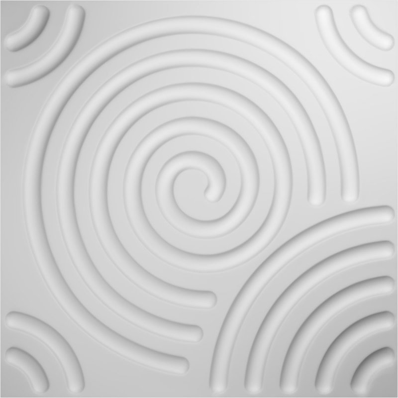 Panneau mural décoratif Spiral EnduraWall 3D