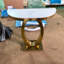 Console ovale demi-lune