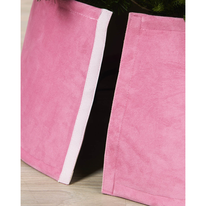 Pink Velvet Tree Skirt, 70cm