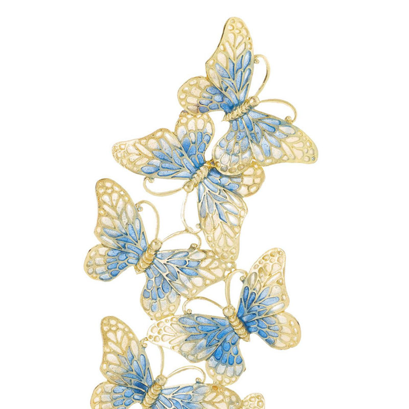 Enamel Butterfly Sculpture