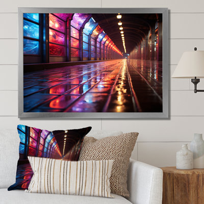 " Blue Purple Urban Symphony Contrasting II "