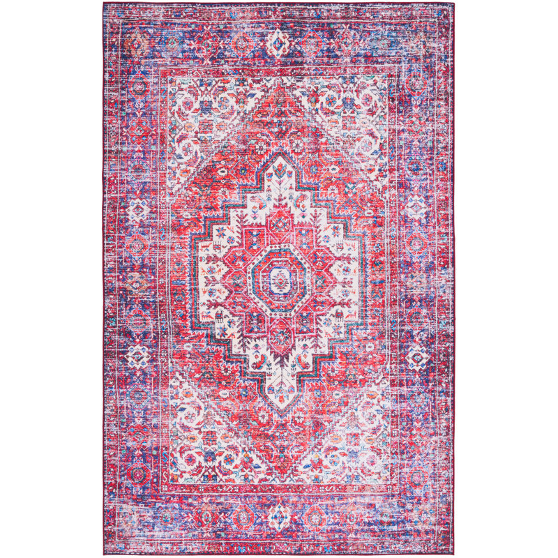Tucson Performance Machine Washable Oriental Rug, Rectangle 5' x 8'