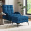 Affric 60cm Wide Velvet Wing Chair Recliner-1529548663