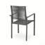 Spacieux ensembles de salle à manger de patio 7 pièces, corde en aluminium aspect bois moderne pour l'extérieur