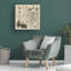 Art mural sur toile tendue - Art mural «Map Of Texas» de Vision Studio pour le salon, la chambre à coucher ou le bureau - 35 x 35-33523635