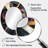 Black Yellow Fragmentation Abstract Shapes II - Black Modern Oval Wall Mirror-1871953664