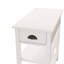Wood Narrow Sided, Table Sofa Side Table with Drawers and Partition in 180 Flip Over Design-765032754