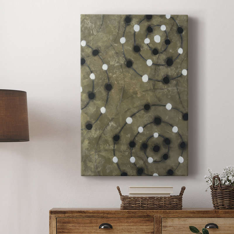 Quantum Relationship II -Custom Wrapped Gallery Cavas, 27" H x 18" W