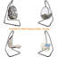 Support pour chaise hamac en métal Janeigh