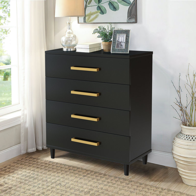 Commode 4 tiroirs 23,63 po Indee