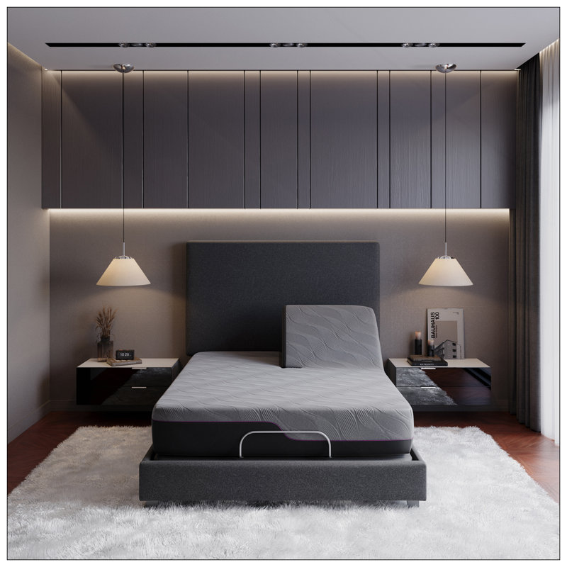 Matelas en mousse de latex à refroidissement rapide 11 pouces Renew, Grand lit
