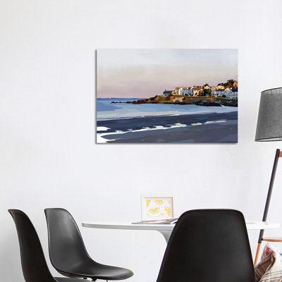 Peaceful Coast 1 Piece Wrapped Canvas Wall Art