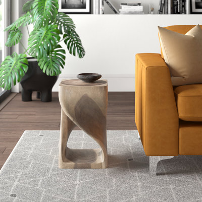 Chandice Solid Wood Accent Stool