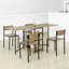 Higgston Extendable Metal Base Dining Table