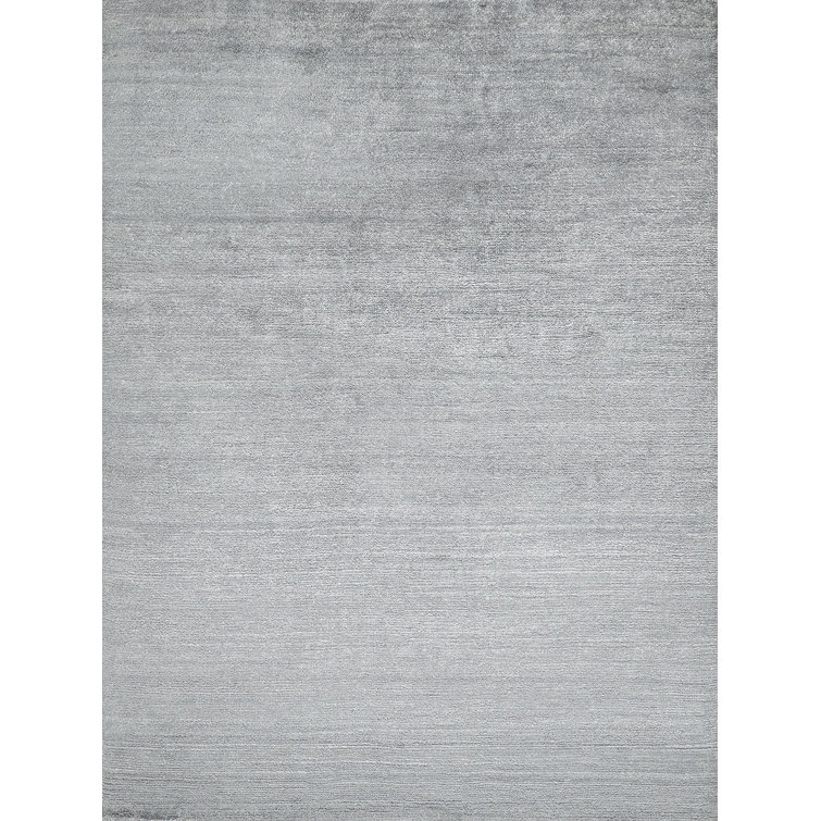 Plush Area Rug in Dark Silver