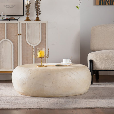 Table basse ronde Mgo Mid-Century