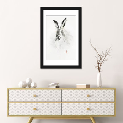 « mr. lapin », reproduction d’art sur toile tendue