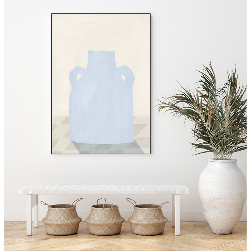 «Vase Bleu», toile encadrée