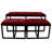 Polyester Blend Upholstered Storage Bench