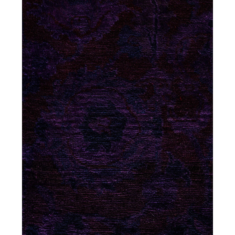 Overdyed One-of-a-Kind 3' 2" x 5' 3" Hand Knotted Area Rug