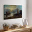 J.M.W. Turner "The Sun Rising Through Vapor" - Art mural de qualité musée sur toile tendue-2144406946