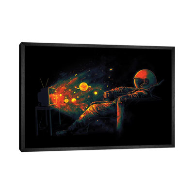 Cosmic Channel by Nicebleed - Print on Canvas
