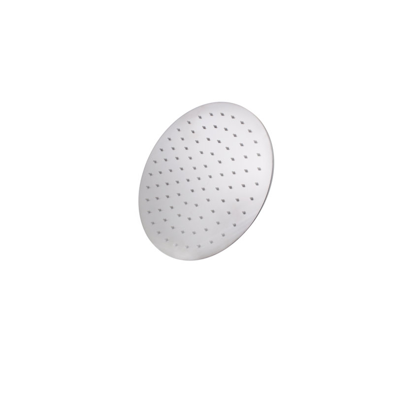 Pomme de douche à pluie réglable, Nickel brossé, Ronde