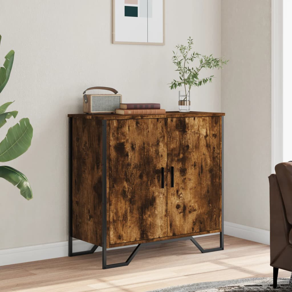 Vidaxl Sideboard Grau Sonoma 78X35,5X74,5 Cm Holzwerkstoff