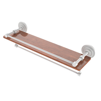 Leamore Bracket Shelf with Towel Bar