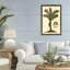 Cadre flottant vintage avec motif de palmiers, design par Vision Studio-947101161-947101077