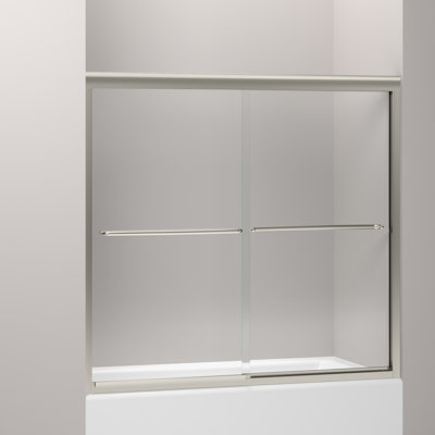 Fluence 59.63" x 55.75" Bypass Bath Door with CleanCoat Technology