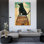 Art sur toile tendue par Trinx Fowler, Ryan: Black Lab Whiskey Kentucky Crop