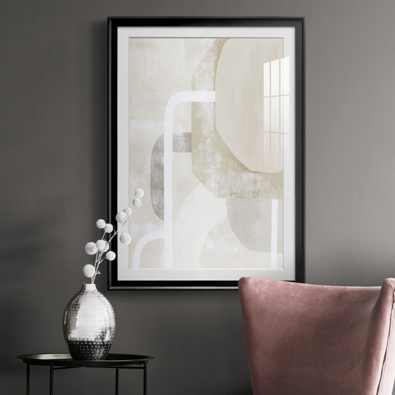 " Quiet Affection II ", Black, 24.5" H x 18.5" W x 1" D