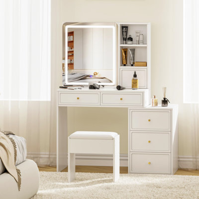 Reinard Dressing Table with Mirror