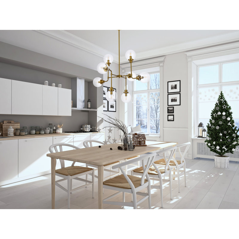 Orla 8 - Light Pendant, Brass, Clear