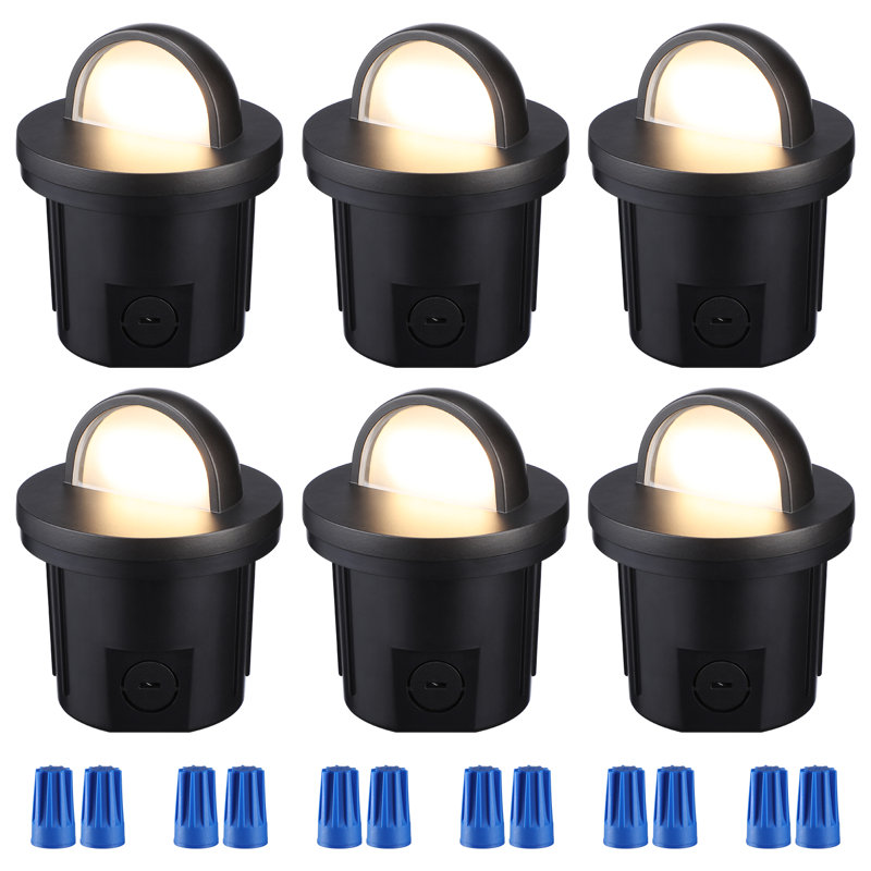 LED In Ground Landscape Lights, Anti-Glare Beacon Top, IP67 Waterproof