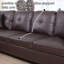 Canapé modulaire en cuir 2 pièces Bawan-2074801187-2074801190