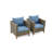 Duponta 7 - Person Patio Conversation Set with Cushions-1097208344