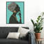 «Graceful Majesty I» par Emily Adams - peinture à cadre flottant sur toile