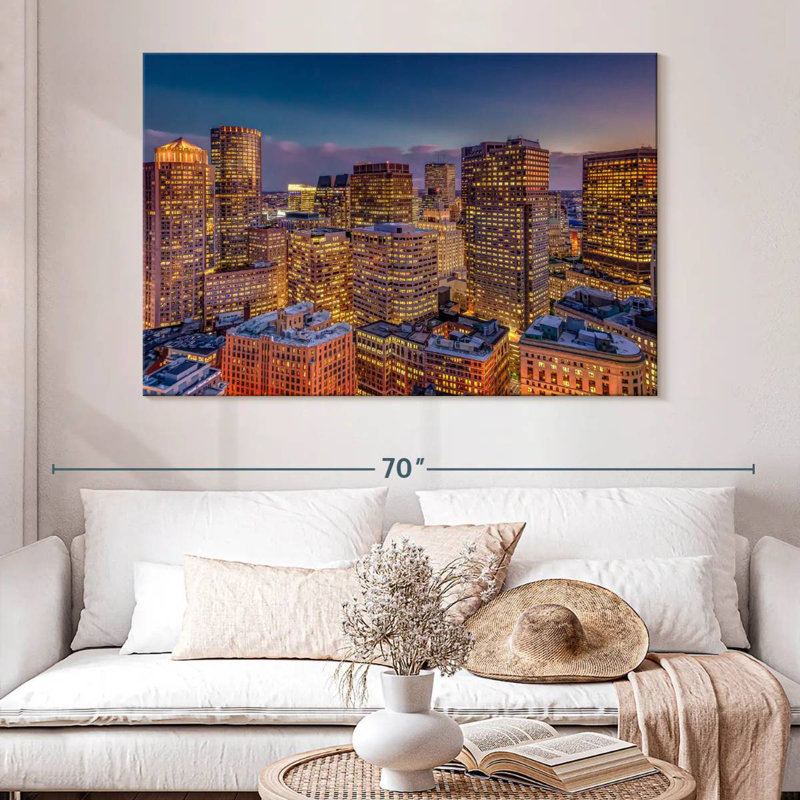 Lilie Boston Skyscrapers, 34" H x 51" W