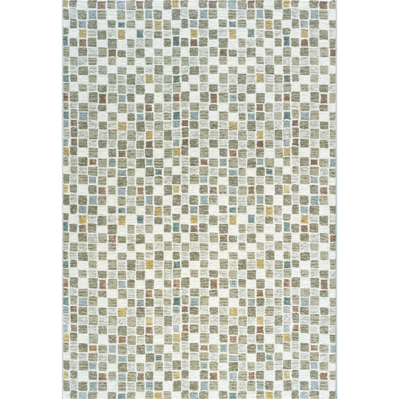 Ayan Geometric Area Rug, Rectangle 133 cm x 195 cm
