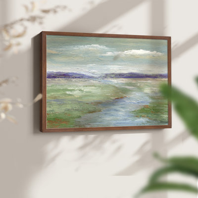 «Meadow Stream I», reproduction encadrée