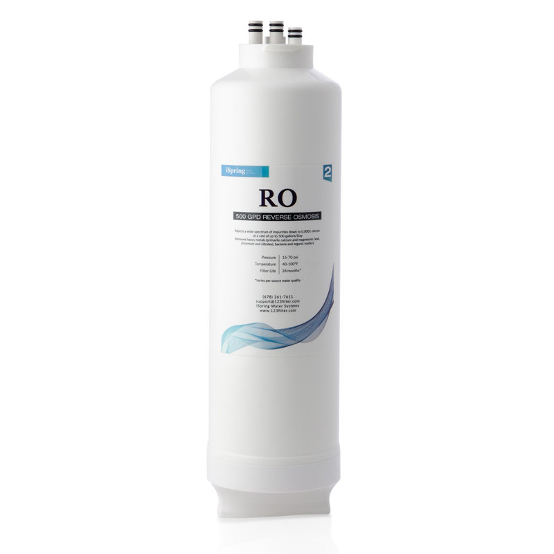 Filtre de remplacement à haut débit iSpring pour la filtration de l'eau par osmose inverse sans réservoir