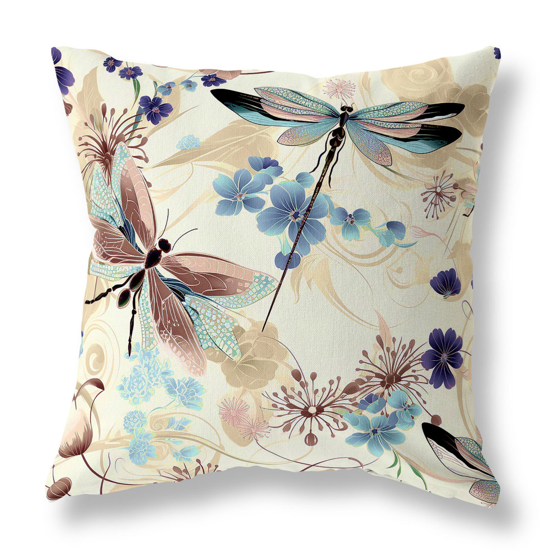 Wings In Motion Indoor/Outdoor Square Cushion mit Füllung