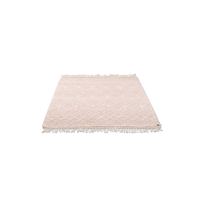 Macrame Geometric Hand Woven Area Rug
