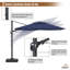Parasol en porte-à-faux carré Cheetara-86927255