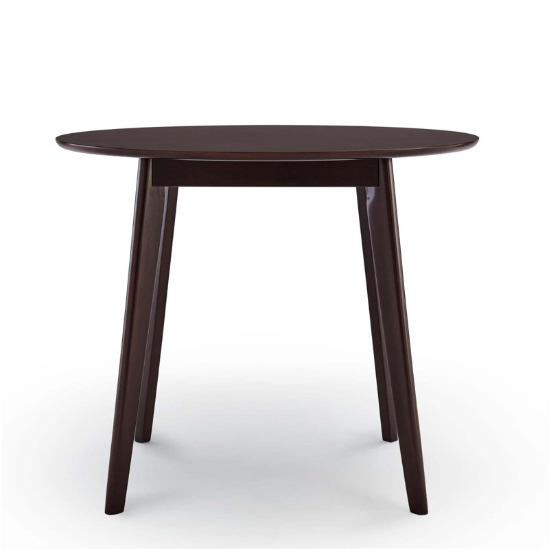 Modway Vision Round Dining Table, 35" L x 35" W, Cappuccino
